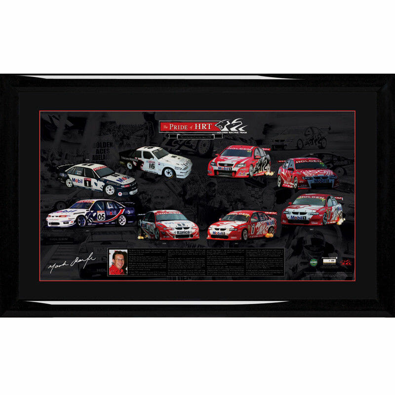 Pride of HRT Signed by Mark Skaife Holden Legend Lithograph Unframed