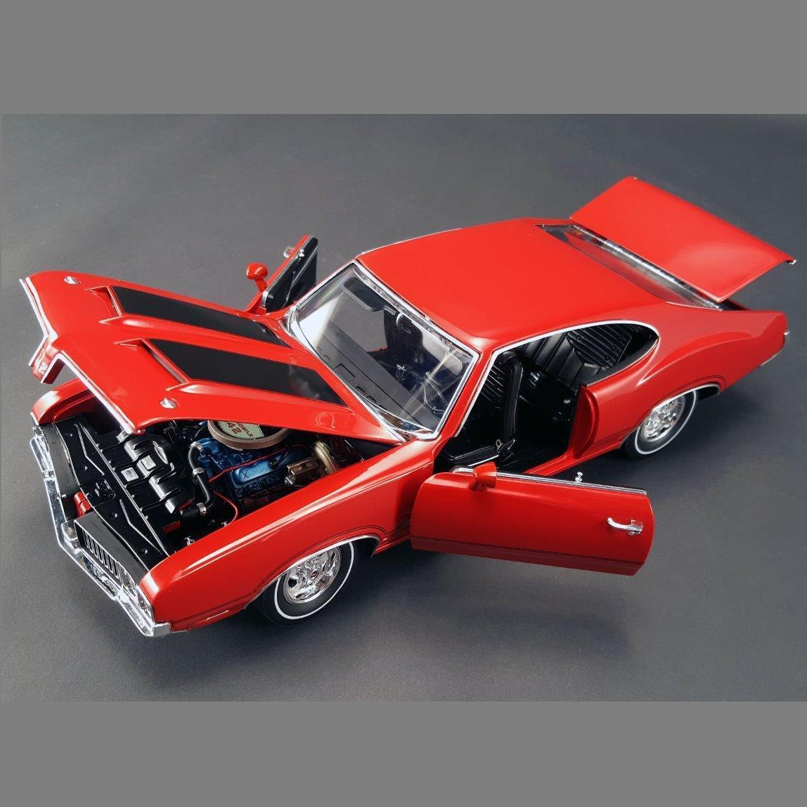 Acme 118 Diecast Dr Olds 1970 Oldsmobile 442 Release No 3 Matador Red Sabes Hobby House 