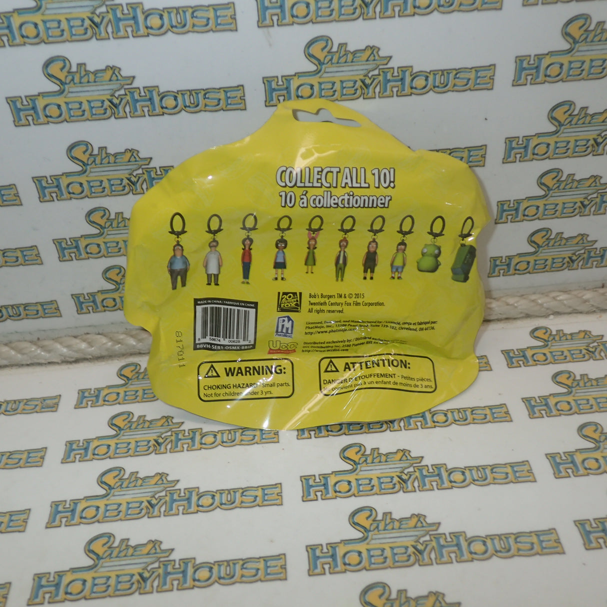 PhatMojo BBVH-SER1-OSMX-BBGP - Bob's Burger Series 1 Collector Clips