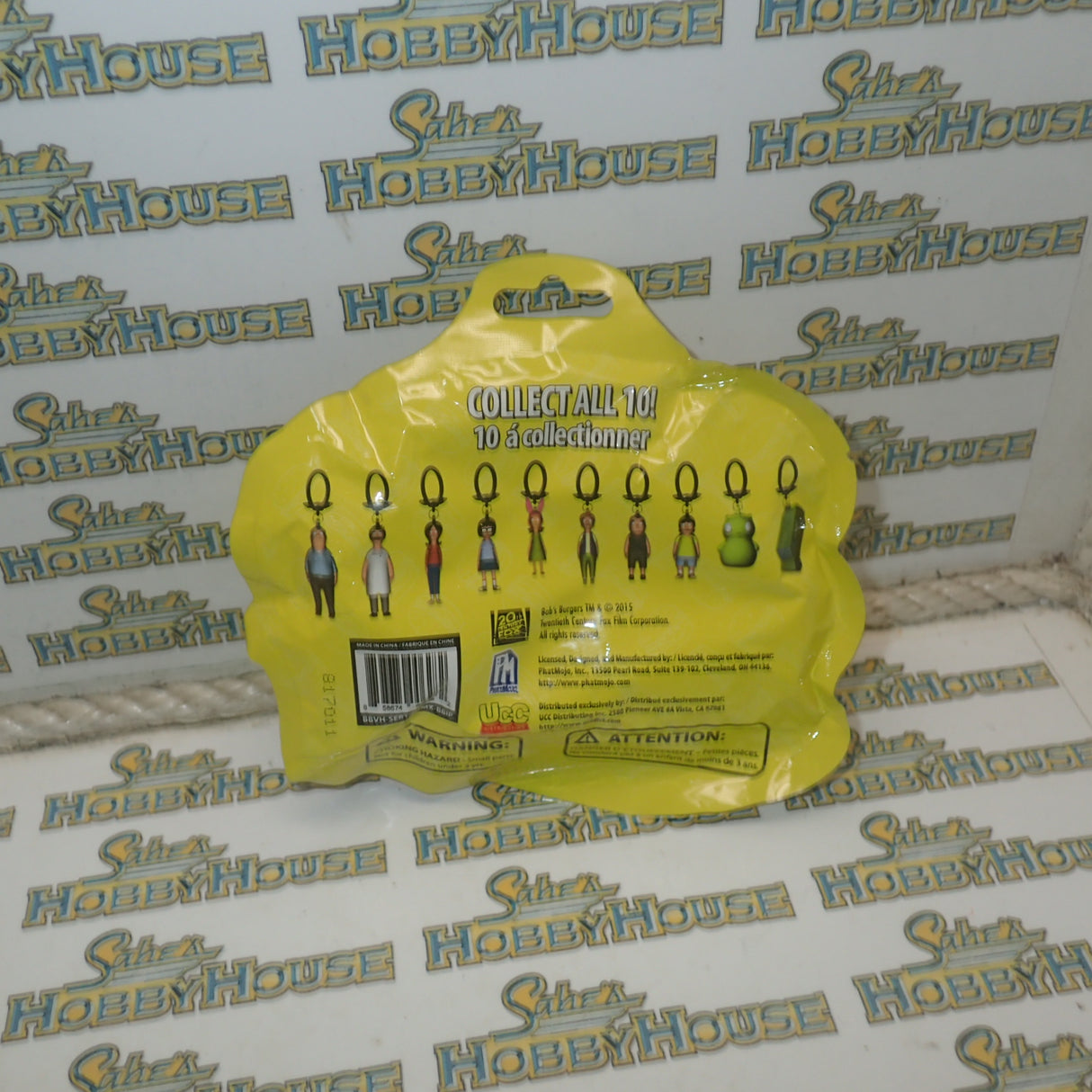 PhatMojo BBVH-SER1-OSMX-BBGP - Bob's Burger Series 1 Collector Clips