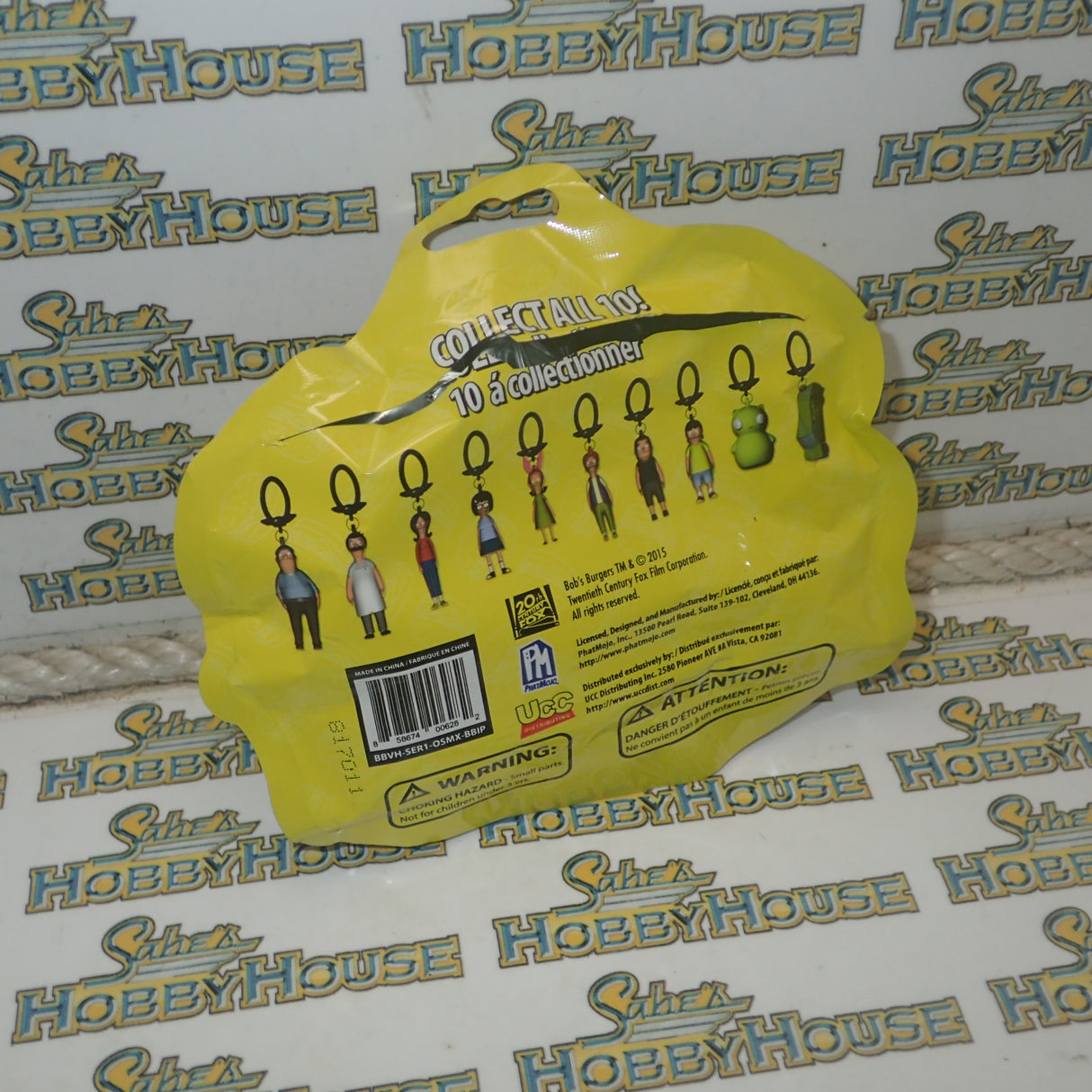 PhatMojo BBVH-SER1-OSMX-BBGP - Bob's Burger Series 1 Collector Clips