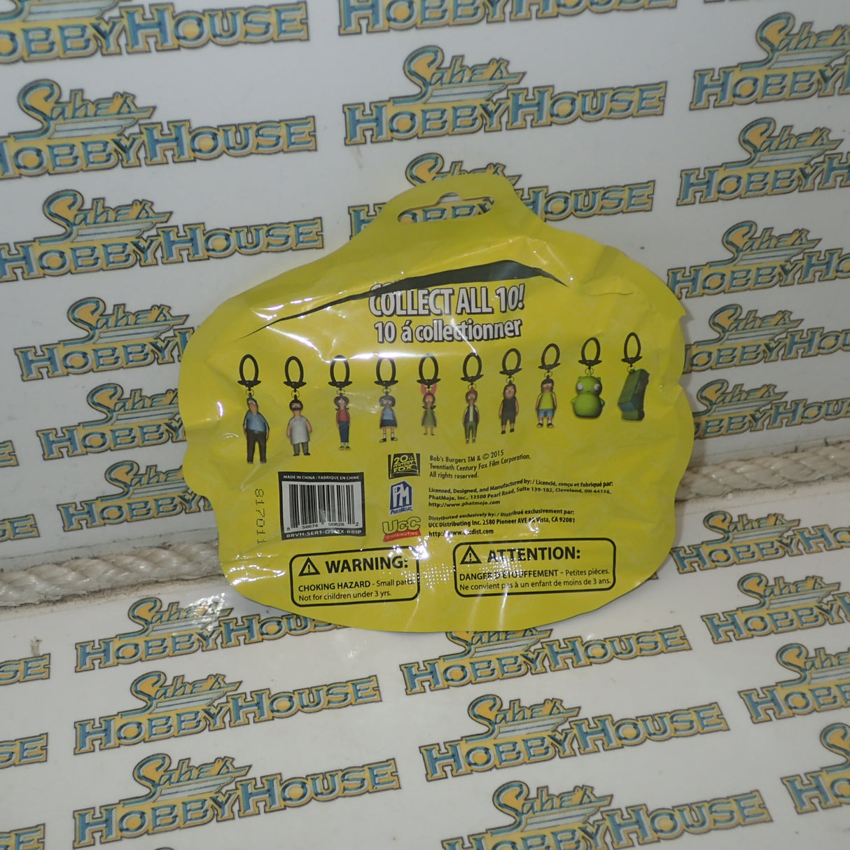 PhatMojo BBVH-SER1-OSMX-BBGP - Bob's Burger Series 1 Collector Clips