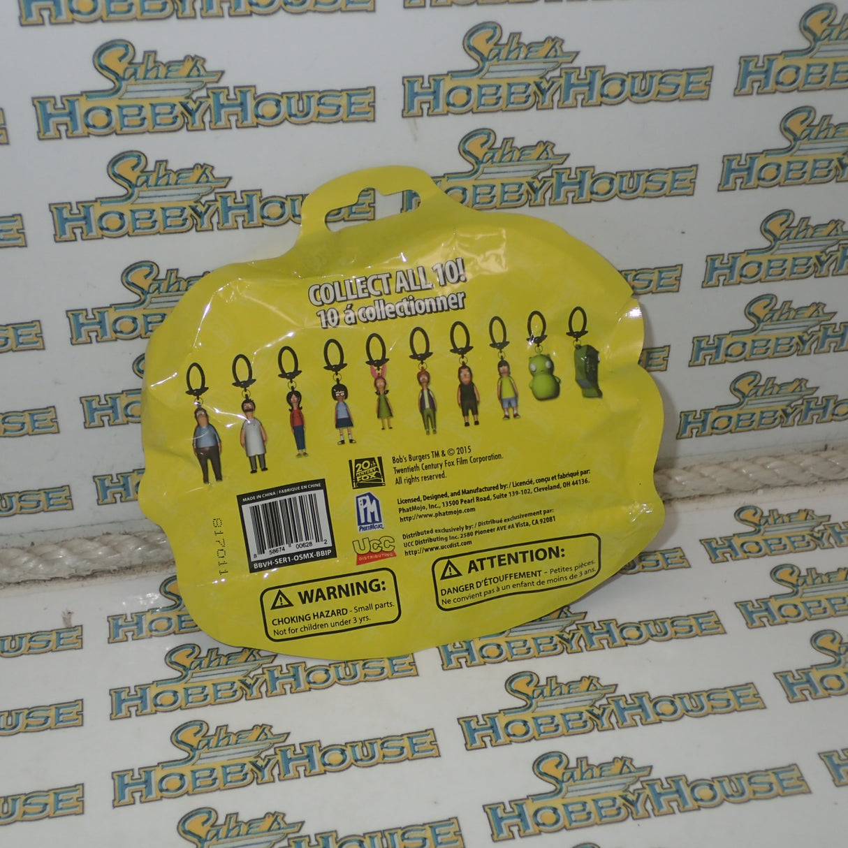 PhatMojo BBVH-SER1-OSMX-BBGP - Bob's Burger Series 1 Collector Clips