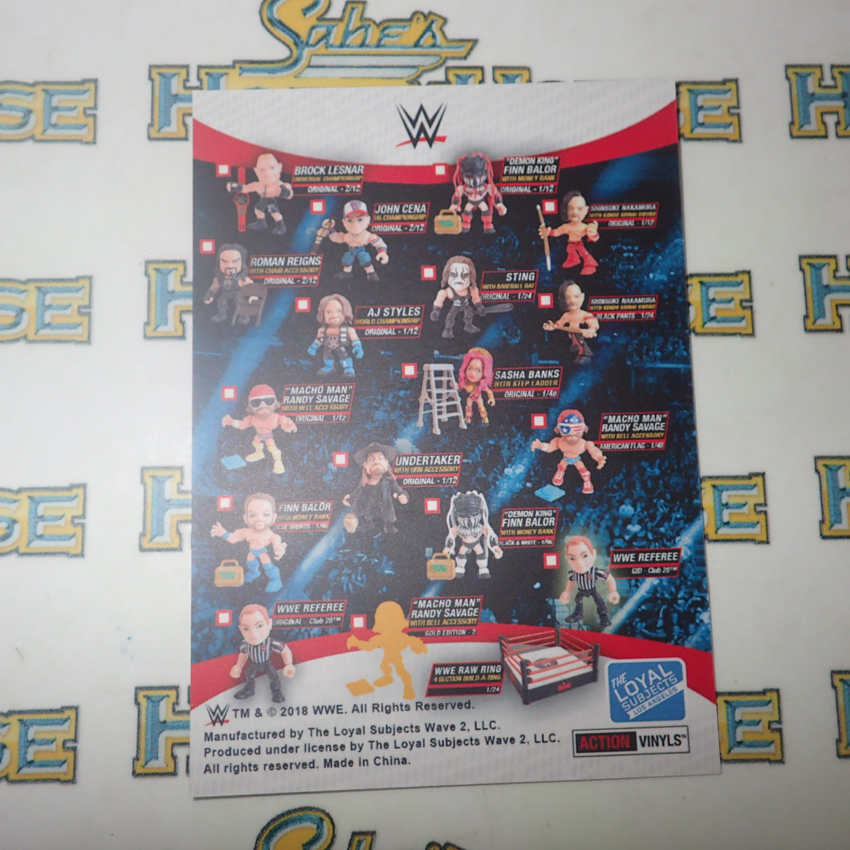 The Loyal Subjects 00831 - WWE - "John Cena" US Championship Full Posable Action Vinyl Figure