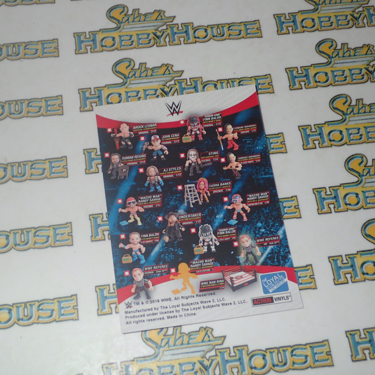 The Loyal Subjects 00831 - WWE - "Brock Lesnar" Universal Championship Full Posable Action Vinyl Figure