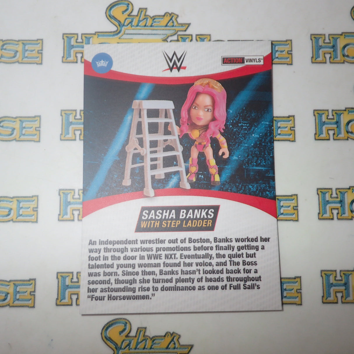 The Loyal Subjects 00831 - WWE - "Sasha Banks" With Step Ladder Full Posable Action Vinyl Figure