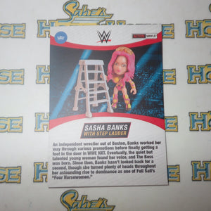 The Loyal Subjects 00831 - WWE - "Sasha Banks" With Step Ladder Full Posable Action Vinyl Figure