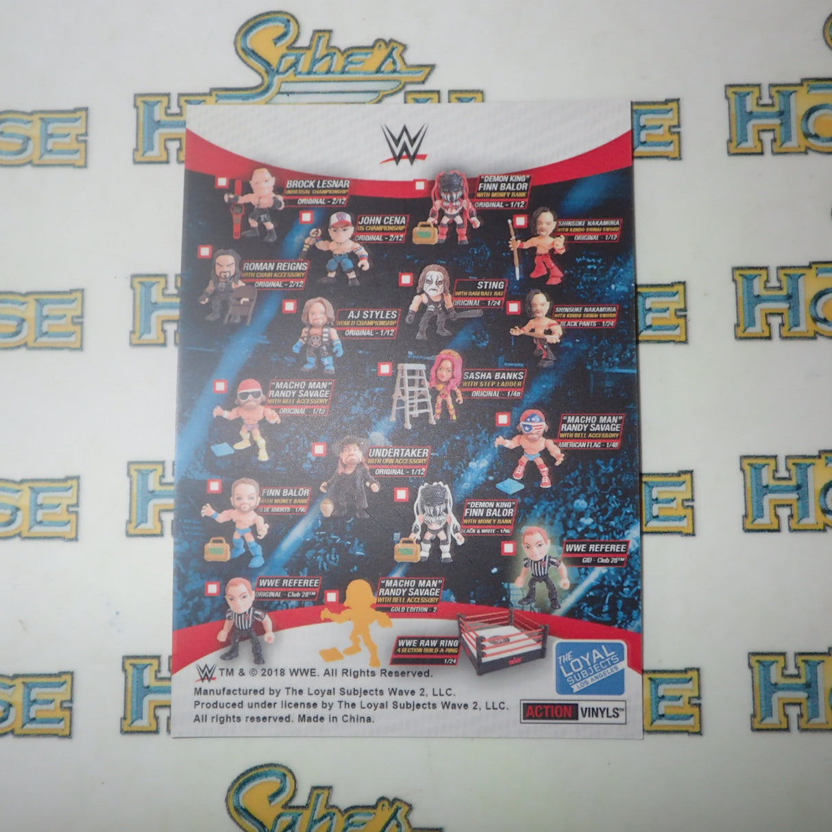 The Loyal Subjects 00831 - WWE - "Sasha Banks" With Step Ladder Full Posable Action Vinyl Figure