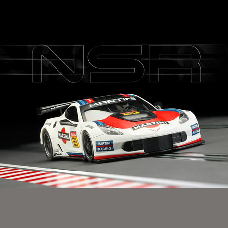 NSR SLOT CARS - 1:32 SCALE N0159AW Corvette C7R Martini Racing #21 - White SLOT CAR