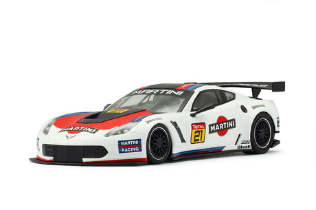 NSR SLOT CARS - 1:32 SCALE N0159AW Corvette C7R Martini Racing #21 - White SLOT CAR