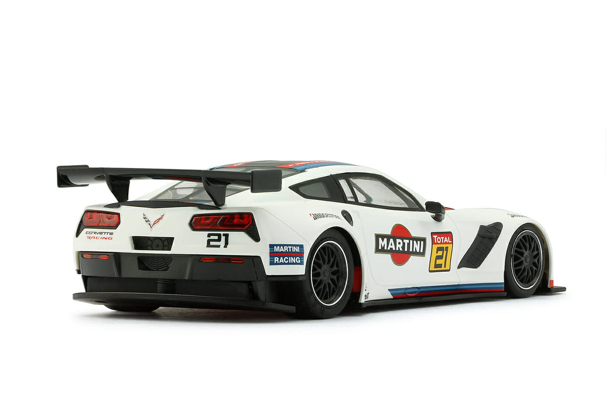 NSR SLOT CARS - 1:32 SCALE N0159AW Corvette C7R Martini Racing #21 - White SLOT CAR
