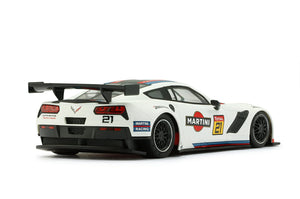 NSR SLOT CARS - 1:32 SCALE N0159AW Corvette C7R Martini Racing #21 - White SLOT CAR