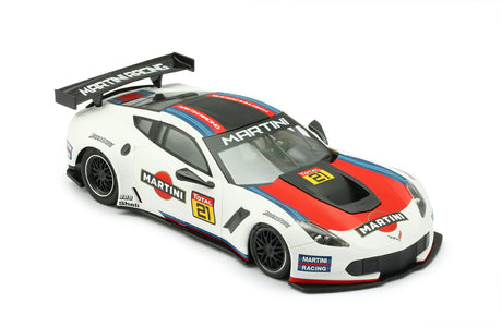 NSR SLOT CARS - 1:32 SCALE N0159AW Corvette C7R Martini Racing #21 - White SLOT CAR