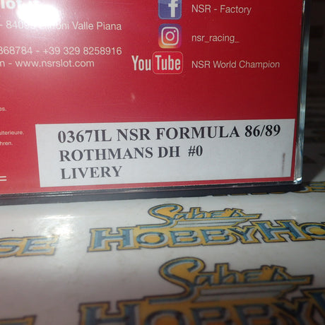 NSR N0367IL - 1:32 SCALE FORMULA 86/89 - ROTHMANS DH #0 LIVERY