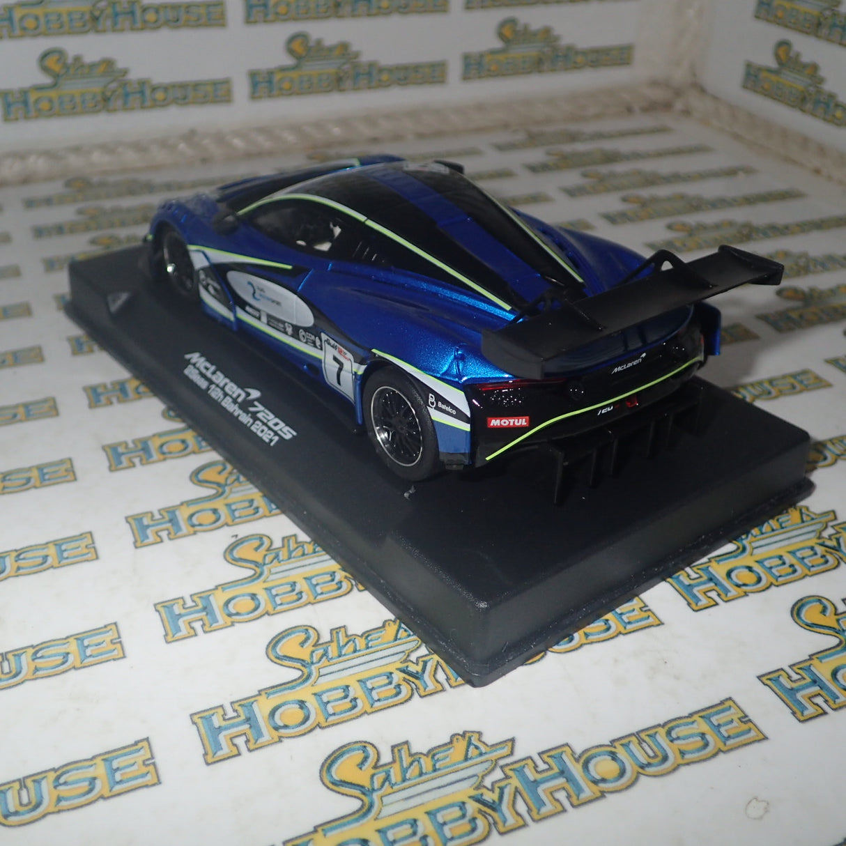 NSR SLOT CARS N0368SW - 1:32 SCALE MCLAREN 720S – 2SEAS #7 GULF 12 HOURS BAHRAIN 2021