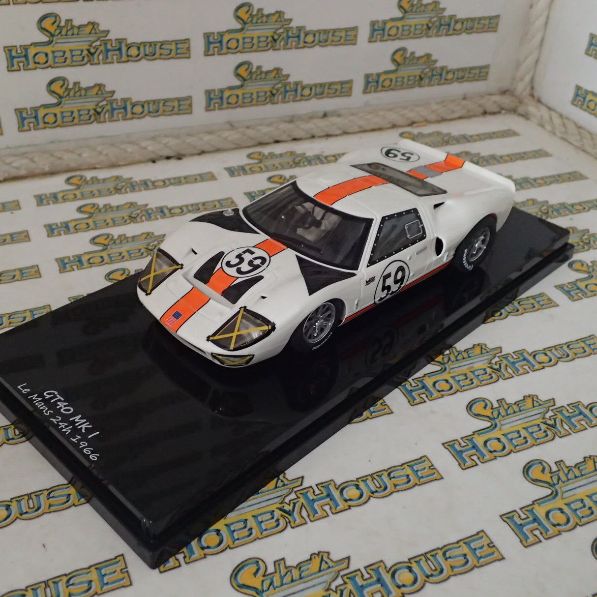 NSR 0603SW - 1:32 SCALE Ford GT40 MkI No.59, Le Mans 24h 1966, Peter Revson and Skip Scott