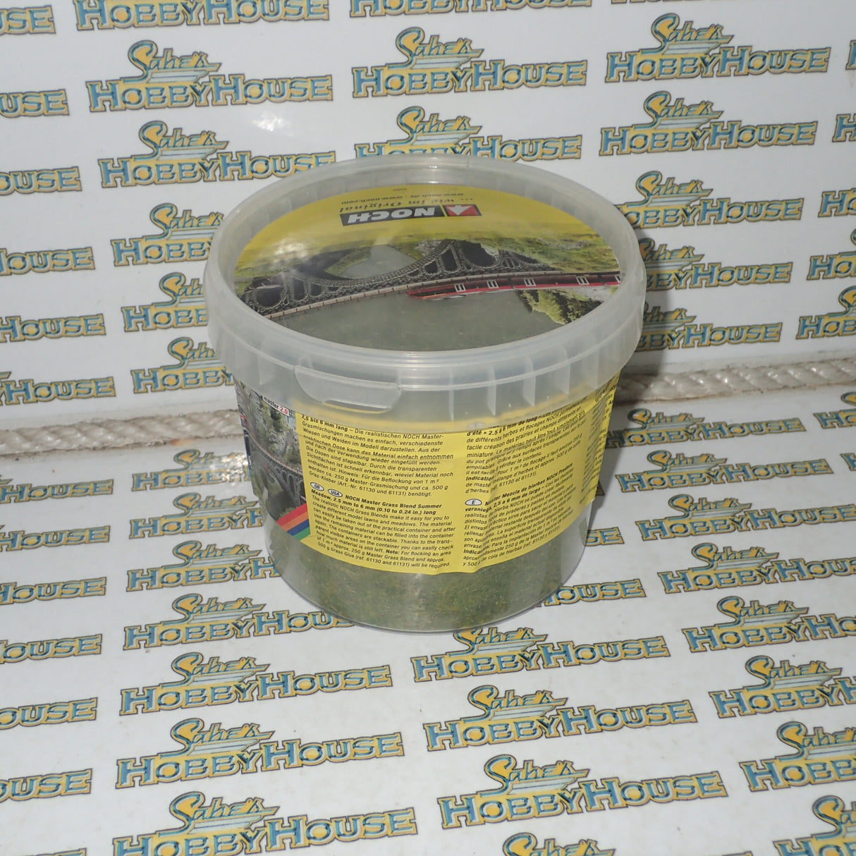 NOCH 07076 - Master Grass Blend Summer Meadow, 2.5mm to 6mm long 100g Bucket