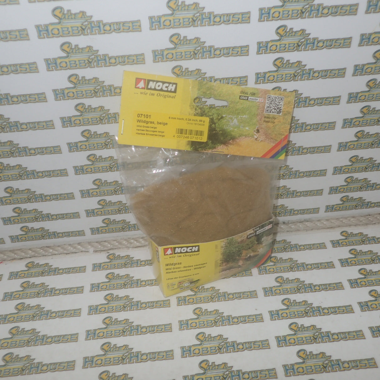 NOCH 07101 - Wild Grass, Beige, 6 mm 50g