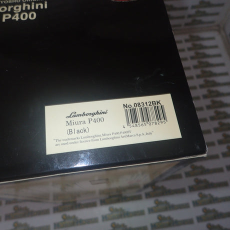 Kyosho 08312BK - 1/18 Scale 1972 Lamborghini Miura P400