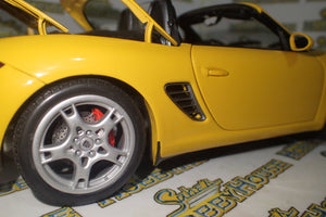 Kyosho 08381Y - 1/18 PORSCHE BOXSTER S 987 Yellow