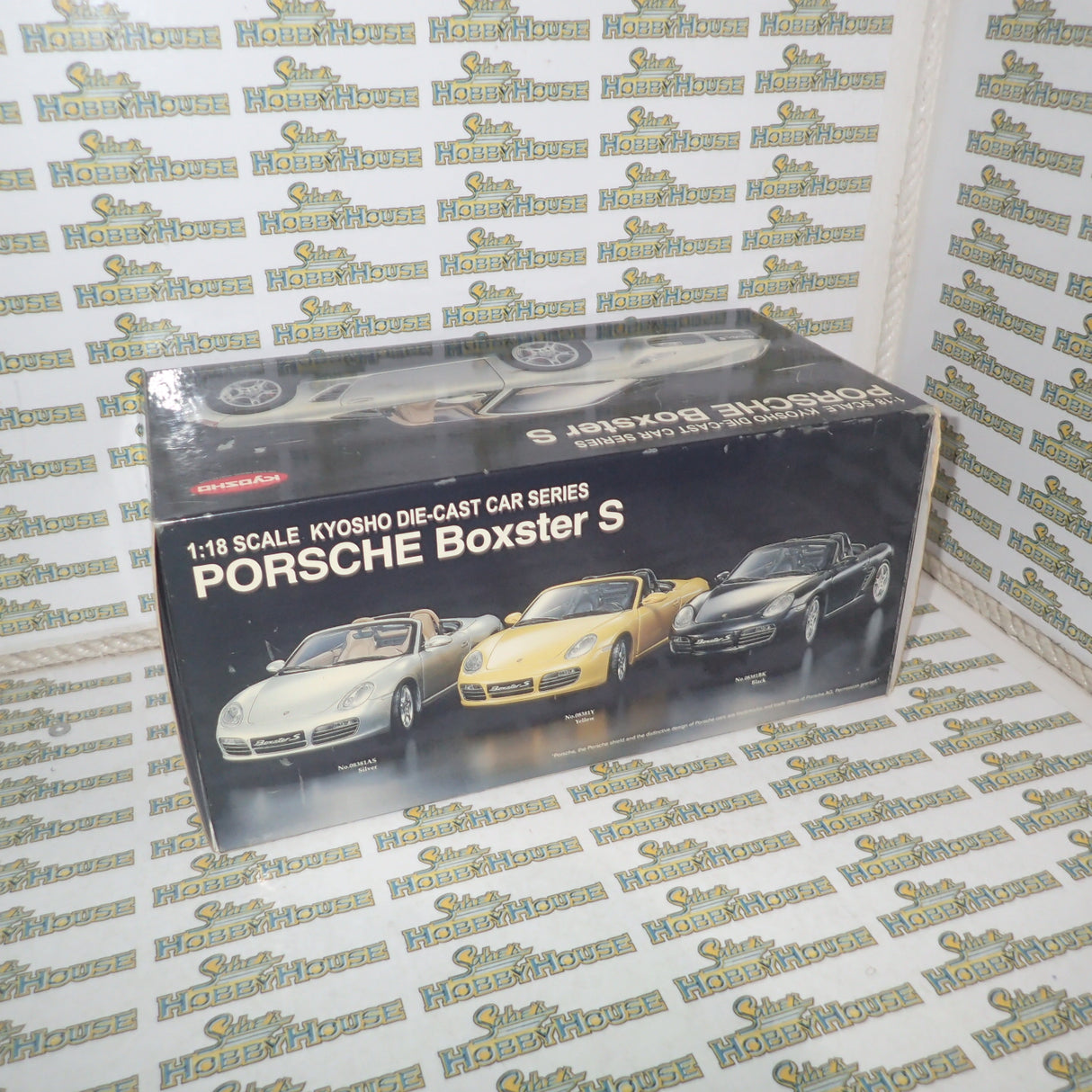 Kyosho 08381Y - 1/18 PORSCHE BOXSTER S 987 Yellow