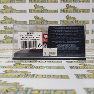 Vitesse SKM155 - 1/43 Scale Fiat Punto Kit Car #58 M. Macaluso / A . Celot Rallye Catalunya-Costa Brava 2000 Scale Model Replica