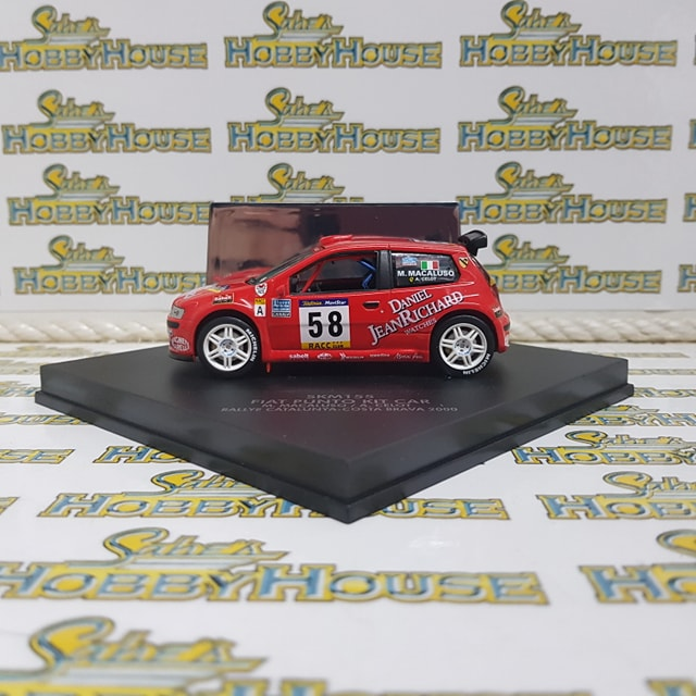 Vitesse SKM155 - 1/43 Scale Fiat Punto Kit Car #58 M. Macaluso / A . Celot Rallye Catalunya-Costa Brava 2000 Scale Model Replica