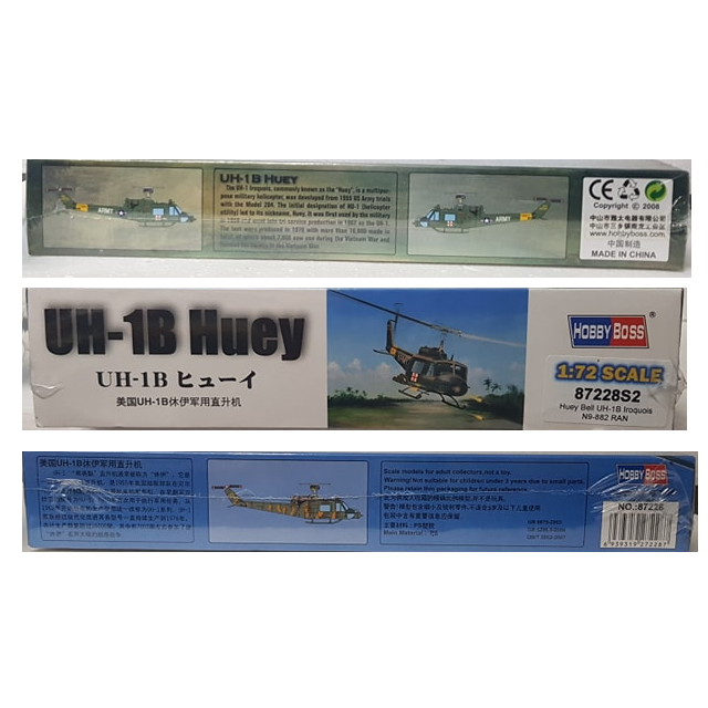 Hobby Boss 87228S2 - 1/72 Scale Huey Bell UH-1B Iroquois N9-882 RAN Plastic Model Kit