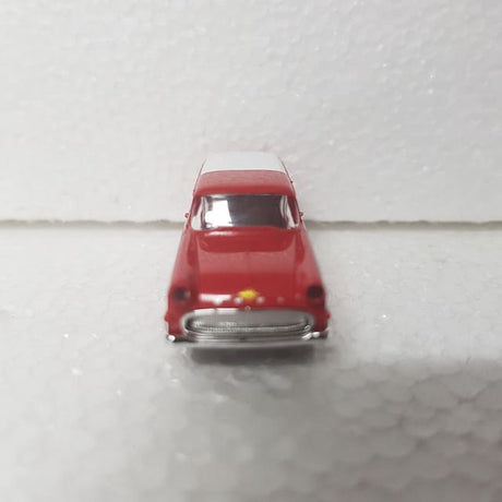 Brekina – 1/87 – HO/00 Scale – Opel Rekord P1 Caravan (1958-1960) in Red Plastic Scale Model Replica