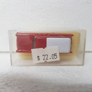 Brekina – 1/87 – HO/00 Scale – Opel Rekord P1 Caravan (1958-1960) in Red Plastic Scale Model Replica
