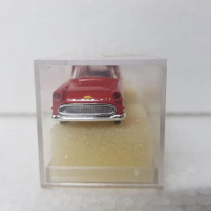 Brekina – 1/87 – HO/00 Scale – Opel Rekord P1 Caravan (1958-1960) in Red Plastic Scale Model Replica