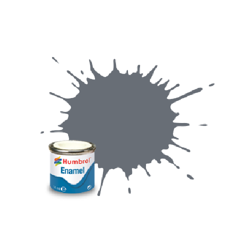 Humbrol - #05 Dark Admiralty Grey Gloss Enamel 14ml Paint Pot
