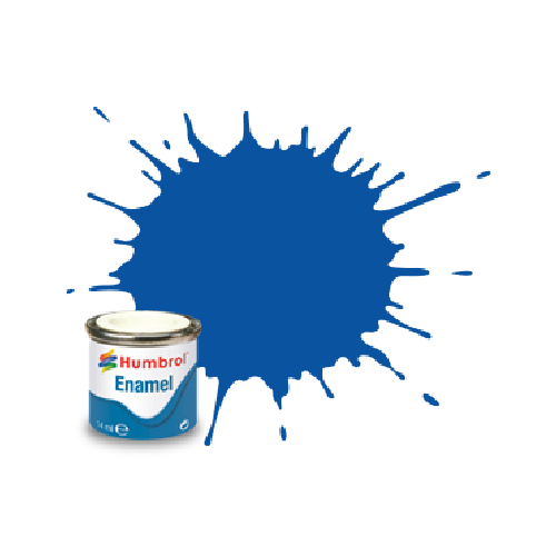 Humbrol - #14 French Blue Gloss Enamel 14ml Paint Pot