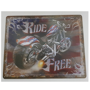 Tin Sign – Ride Free