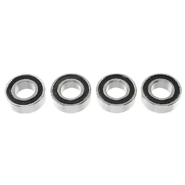 G-Force - Chrome Ball Bearing (ABEC3) Rubber Shielded 6x12x4 (4pcs) #GF-0500-010