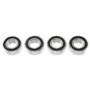 G-Force - Chrome Ball Bearing (ABEC3) Rubber Shielded 6x12x4 (4pcs) #GF-0500-010