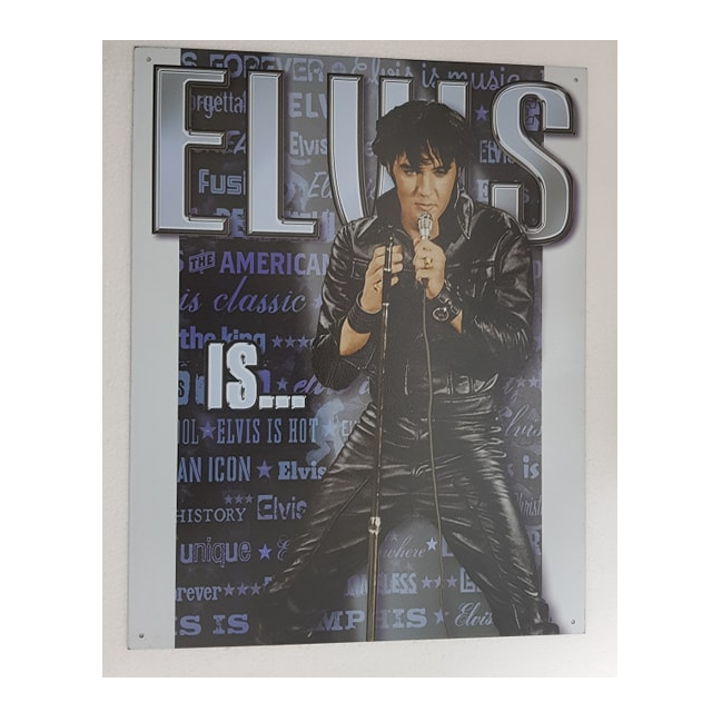 Tin Sign – Elvis Is