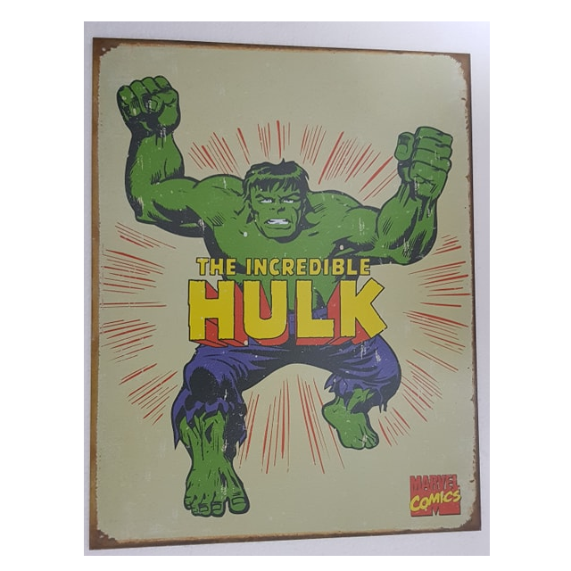 Tin Sign – Marvel Comics The Incredible Hulk