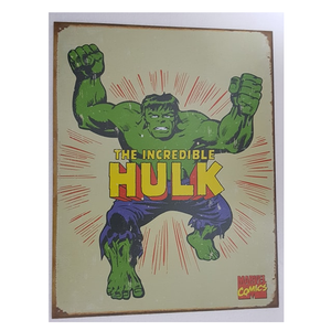 Tin Sign – Marvel Comics The Incredible Hulk