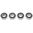 G-Force - Chrome Ball Bearing (ABEC3) Rubber Shielded 6x13x5 (4pcs) #GF-0500-011