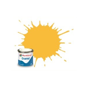 Humbrol - #24 Trainer Yellow Matt Enamel 14ml Paint Pot