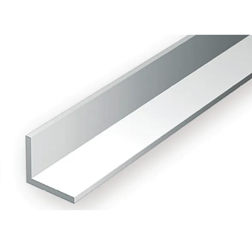 Evergreen Scale Models – Angle Styrene – .100" (2.5mm) 4 Pieces #293