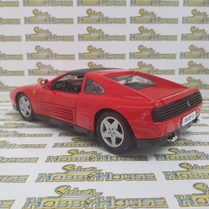 Burago - 1/18 Scale - Ferrari 348ts in Red Diecast Scale Model Replica