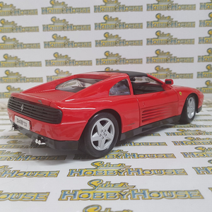 Burago - 1/18 Scale - Ferrari 348ts in Red Diecast Scale Model Replica