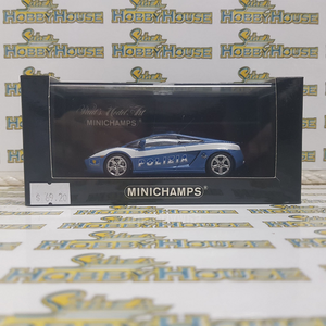 Minichamps 400 103590 - 1/43 Scale Lamborghini Gallardo 2004 Polizia Diecast Scale Model Replica