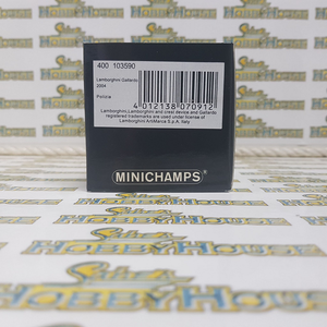 Minichamps 400 103590 - 1/43 Scale Lamborghini Gallardo 2004 Polizia Diecast Scale Model Replica
