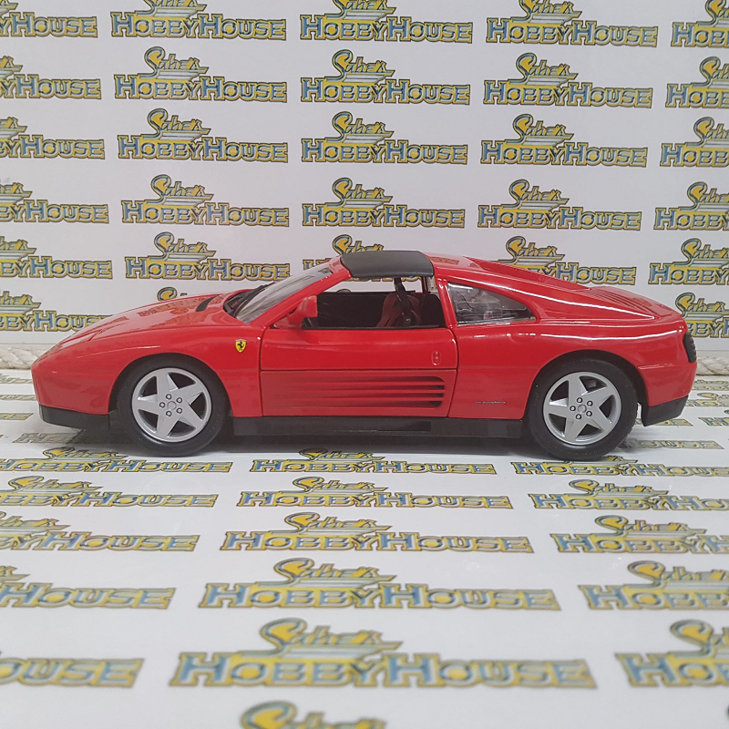 Burago - 1/18 Scale - Ferrari 348ts in Red Diecast Scale Model Replica