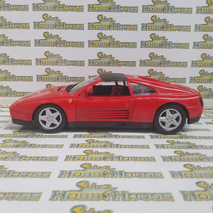 Burago - 1/18 Scale - Ferrari 348ts in Red Diecast Scale Model Replica