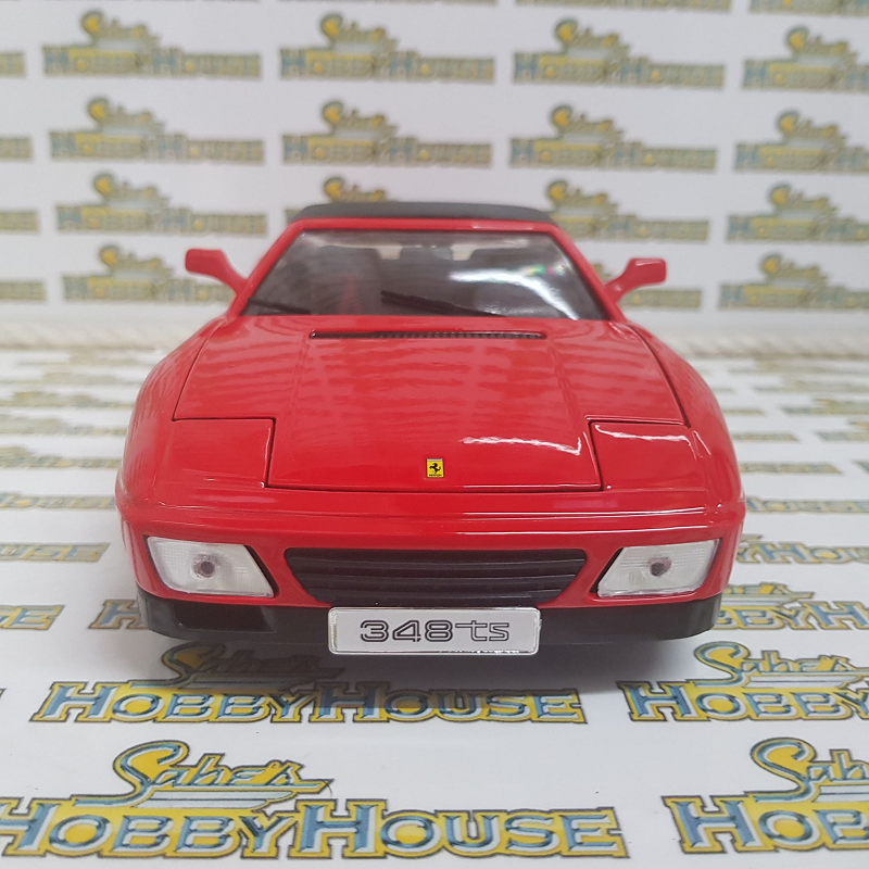 Burago - 1/18 Scale - Ferrari 348ts in Red Diecast Scale Model Replica