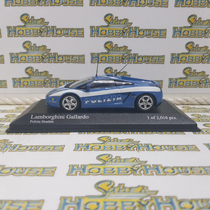 Minichamps 400 103590 - 1/43 Scale Lamborghini Gallardo 2004 Polizia Diecast Scale Model Replica
